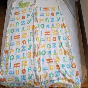 Halo Alphabet Print Kids Sleep Sack - Multicolor
